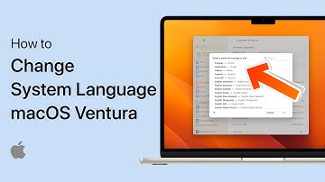 How To Change System Language on Mac OS Ventura