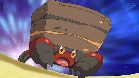 Dwebble αnd Crustle All Attacks (Pokemon) #pokemon #dwebble #cimone