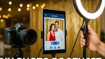 DIY Photo Booth Set Up l SNAPPIC l DSLR + iPad + Light Stand