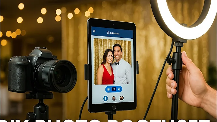 DIY Photo Booth Set Up l SNAPPIC l DSLR + iPad + Light Stand