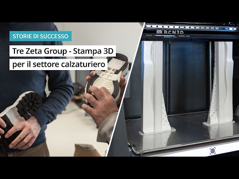 Tre Zeta Group - 3D Printing for the footwear sector - video from Crea3D