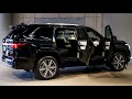 2024 black toyota sequoia capstone  luxury 7seater suv in detail