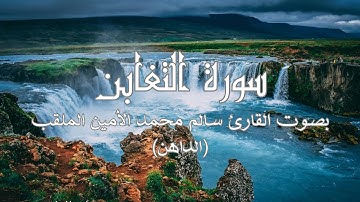 سورة التغابن بصوت القارئ سالم محمد الأمين الملقب (الداهن) برواية ورش | تلاوات عذبة