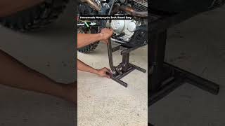 Homemade Motorcycle Jack Stand Easy #shorts #trending #automobile #shortvideo