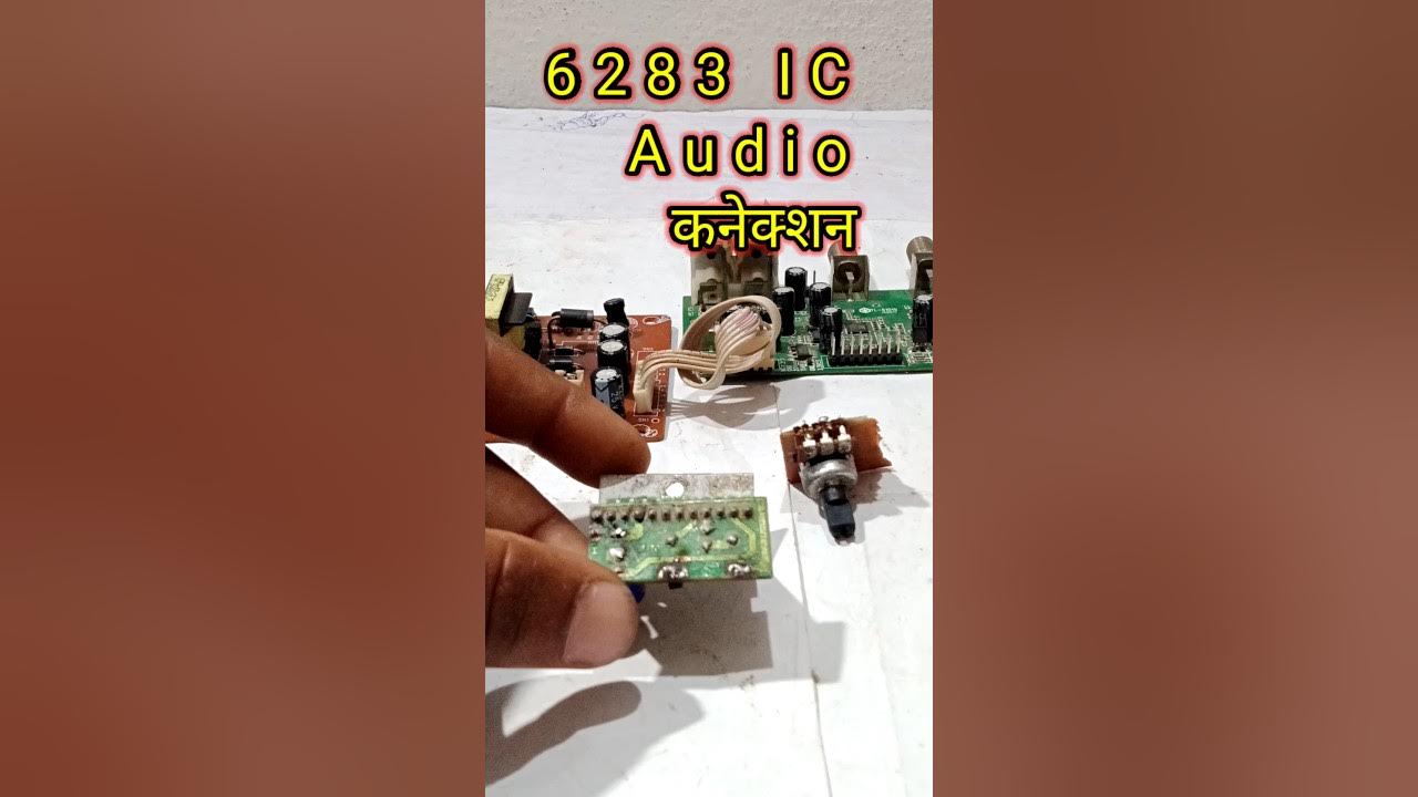 6263 IC Audio board connection / dth set top box audio speaker