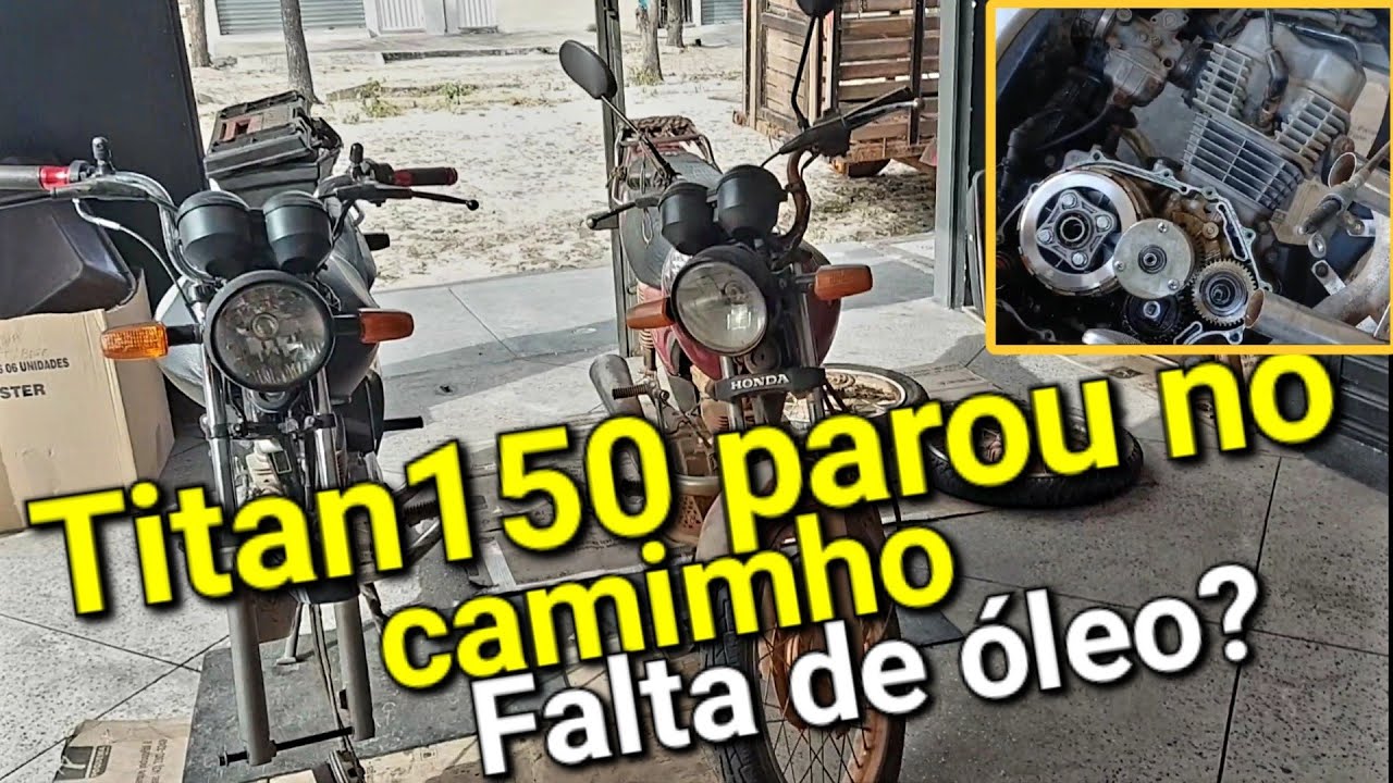 Moto chegou sem pegar e outra sem óleo