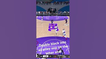 Snatch block into a alley oop?! 🔥🔥      #shorts #nba2k25