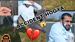 VLOG -11 | Bharat Goswami Ji  ki Taang Tootgyi 😭💔| ACCIDENT HOGYA | JAMMU Smvdu  | #collegevlog