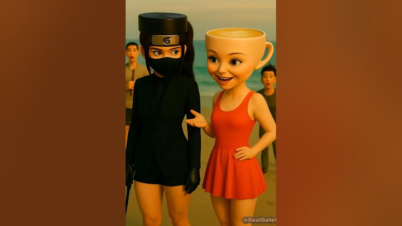 Ballerina cappuccina and cappuccino assassino Beach moment #brainront #cute #ballerinacappuccina Ballerina cappuccina and cappuccino assassino Beach moment #brainront #cute #ballerinacappuccina
