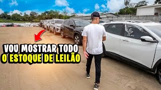 MOSTREI TODO O ESTOQUE DE CARROS DESSE LEILÃO em SÃO PAULO *mais do que deveria*