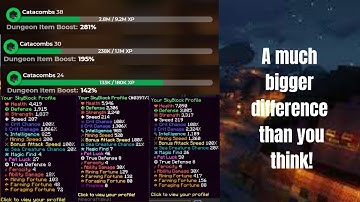 Catacombs Level Scaling Makes a Bigger Difference Than You Think | Hypixel Skyblock