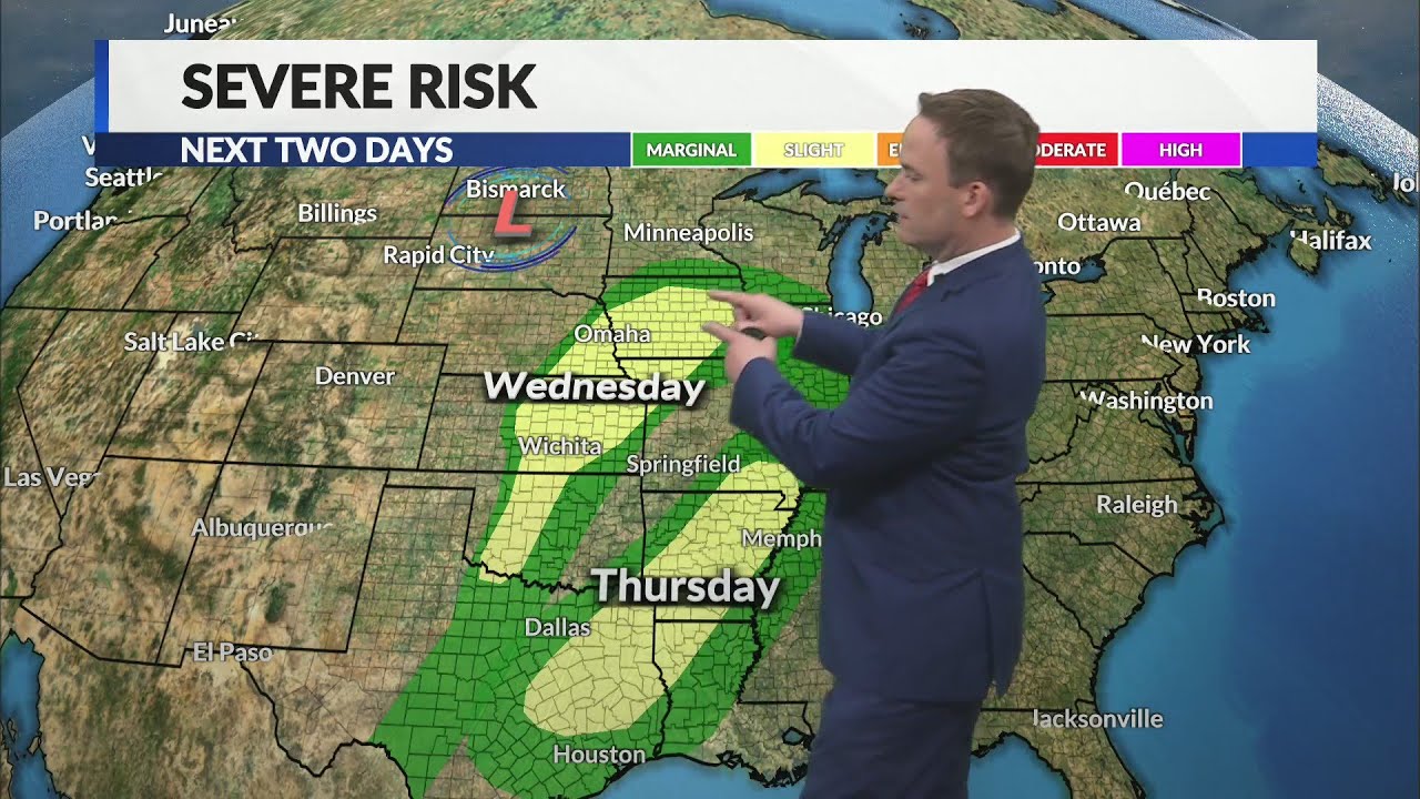 Jamie's Tuesday Evening Forecast - YouTube
