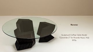 Sculptural Coffee Table Model Cariatide 2 by Nerone for Ricardo Nuzzi, Italy 1970s