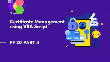 Certificate Management using VBA Script | PingFederate Complete course | PF 20 part 4