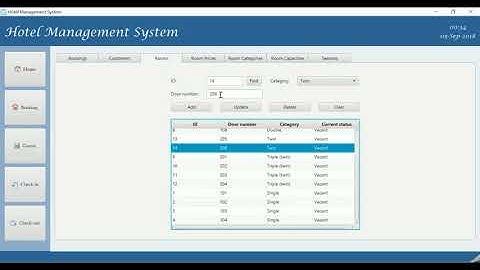 JavaFX - DesktopApp Hotel Management System