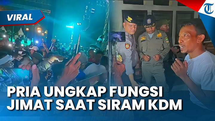 BUKAN KEBAL! Ini Fungsi Jimat Pria yang 3 Kali Siram Dedi Mulyadi di Bekasi, Ngaku Tidak Disuruh