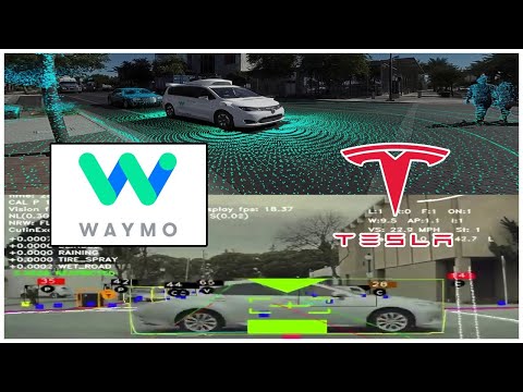 LiDAR (Waymo) vs Computer Vision (Tesla) - The Autonomous Car Sensor Suite Race