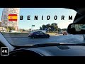 Benidorm🇪🇸 4K (Spain) – Driving in City ​Center