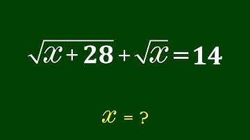 A Nice Algebra Problem | Math Olympiad | Solve for x