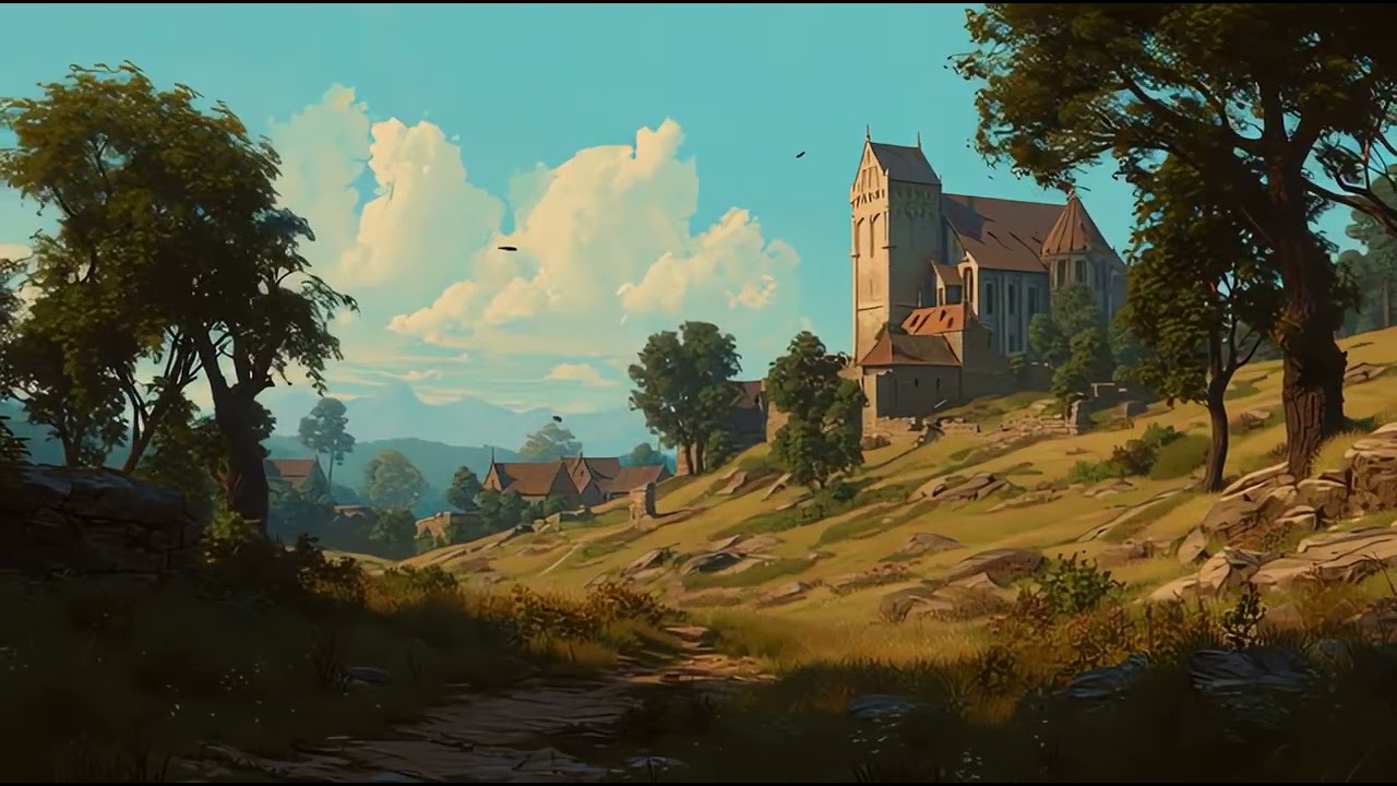 Relaxing Medieval Fantasy Music 🛡️ Ambient Celtic Flutes for Study, Sleep & RPG