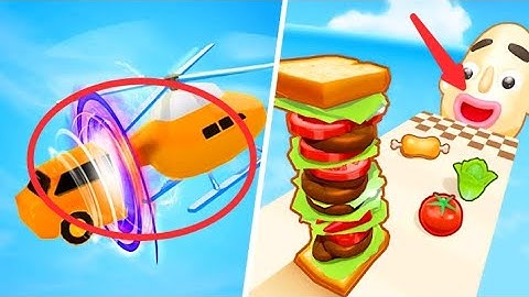 Sandwich runner Vs Shape shifting All Level Gameplay - Android Gameplay walkthrough