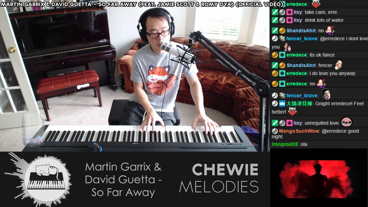 Martin Garrix & David Guetta - So Far Away - Blind Piano Playover Cover
