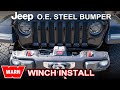 Installing Warn Winch on JL/JT OE Steel Bumper | Northridge4x4