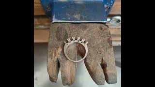 Process of a handmade five stone ring! by Oro a Mano jewellery studio 5,936 views 10 months ago 1 minute, 56 seconds