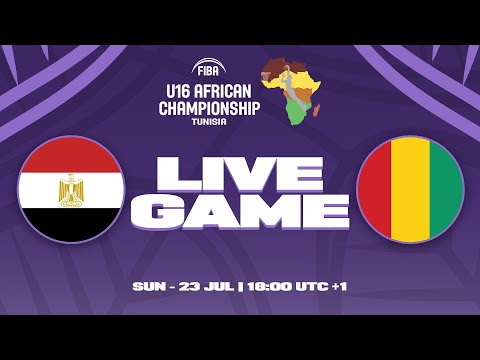 LIVE | FINAL: Egypt v Guinea | FIBA U16 African Championship 2023