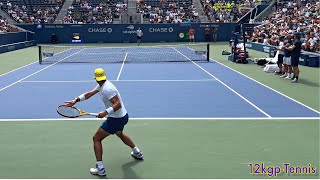Rafael Nadal & Alejandro Davidovich Fokina - Court Level Practice Highlights (2022)