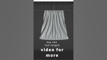 Interactive Cloth Curtains in Blender - #Shorts