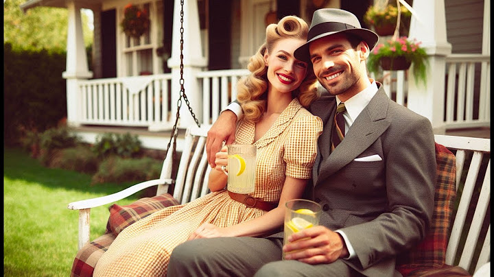 Esta Pareja vive en 1940 🎩