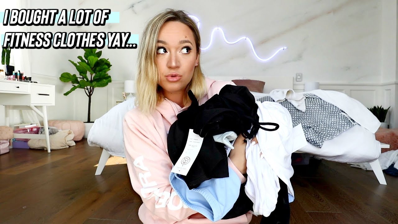 huge fitness / workout haul! i bought new gym clothes hehe huge fitness / workout haul! i bought new gym clothes hehe