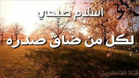 حالات واتس اب دينية قرآن كريم //لكل من ضاق صدره سورة النمل اسلام صبحي