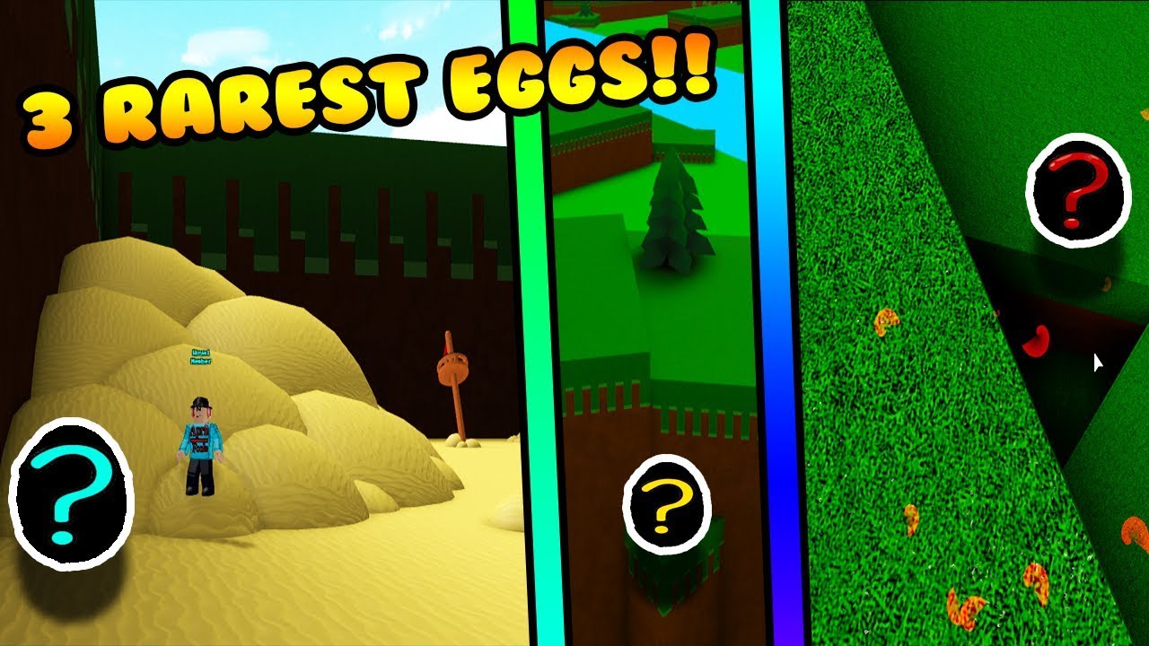 top 3 *rarest* eggs! build a boat for treasure roblox