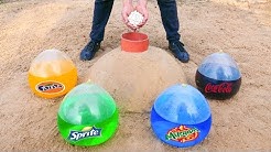 Experiment: Cola, Sprite, Fanta, Mirinda and Mentos Underground