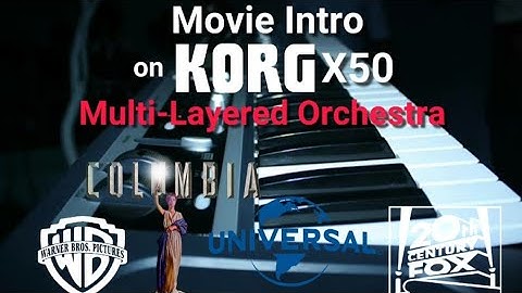 Movie Intro on KORG X50 | Multi Layered Orchestra