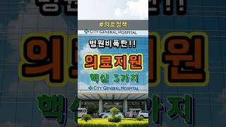 🎈 국민 의료비 줄여줄까? 앞으로 주목해야 할 의료정책 3가지        #정부지원금 #노인복지 #시니어경제