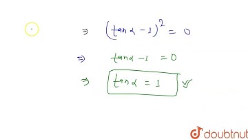 If tan alpha + cot alpha =2, then tan^(20)alpha + cot^(20)alpha=  | CLASS 10 | SAMPLE PAPER 2022...