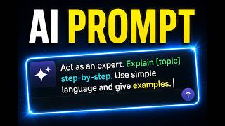 How to Give AI the PERFECT Prompt ?