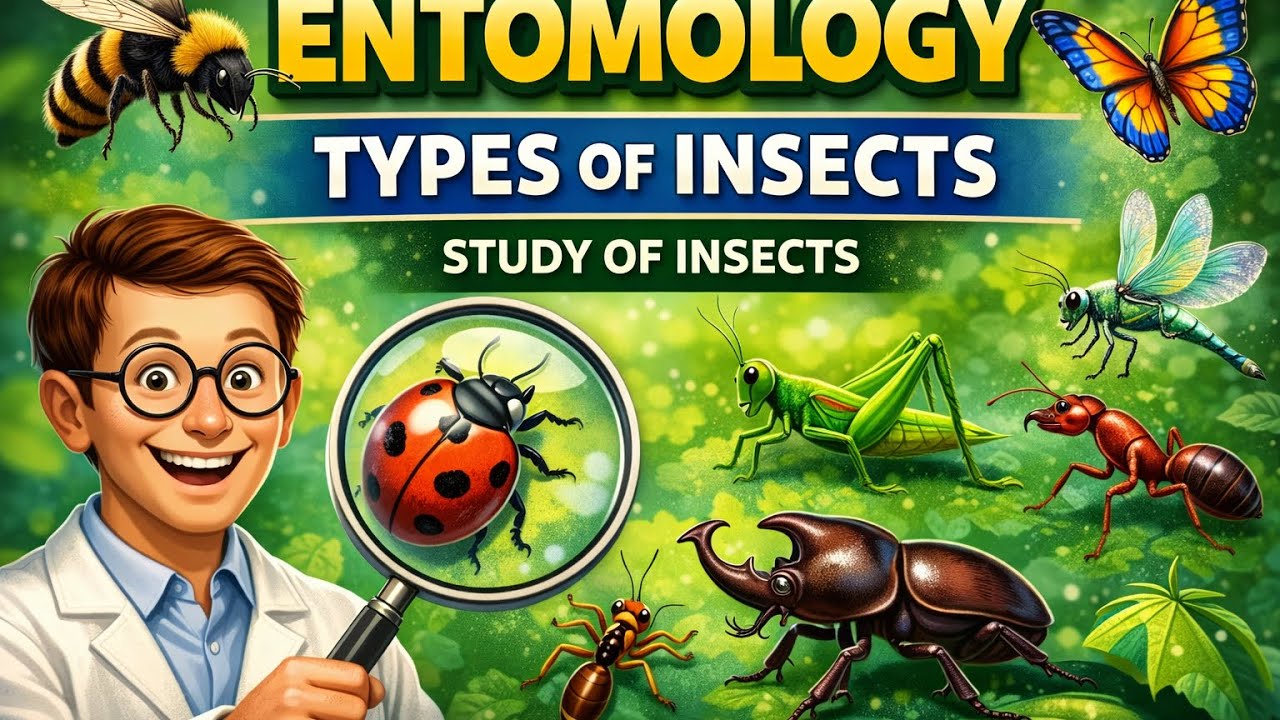 Энтомология в деталях | Различные виды насекомых с примерами