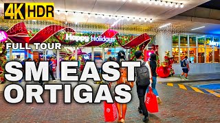 4k Hdr Sm City East Ortigas Christmas  Tour 2025  Pasig City Mall Walking Tour Philippines