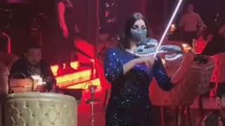 Abu 3 Daqa'at - Amazing LED Violin in Dubai (Live performance Marbaiya Lounge)