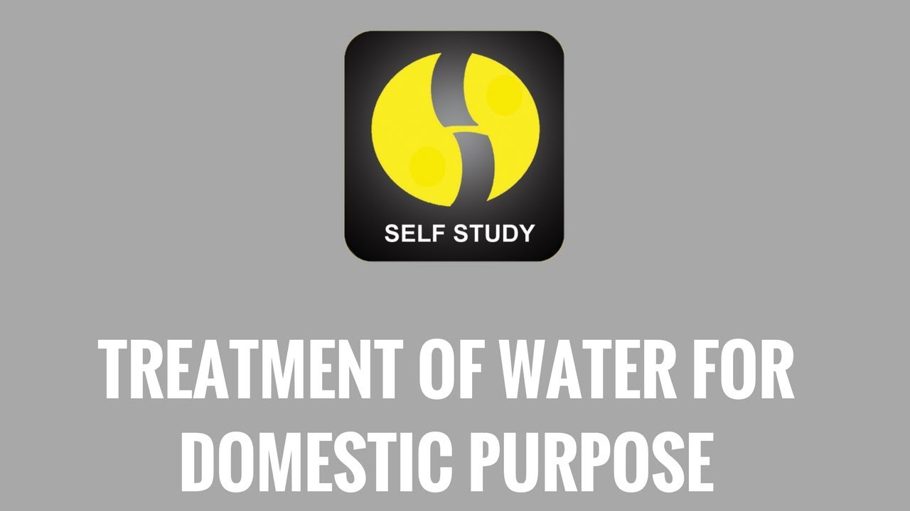 Treatment of water for domestic purpose YouTube