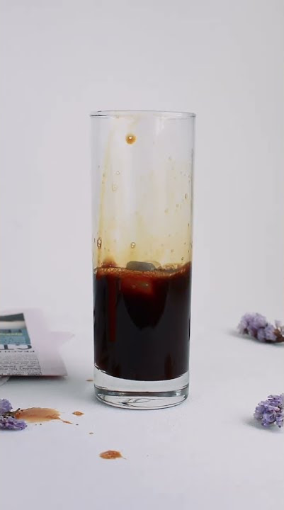 Iced black coffee #shorts