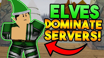TRYHARD ELVES DOMINATE ARSENAL SERVERS!? (ROBLOX)