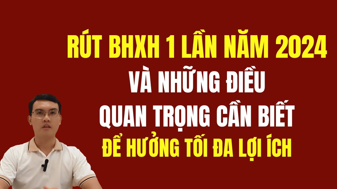 Luật rút bảo hiểm xã hội 1 lần năm 2025 và 2025 YouTube