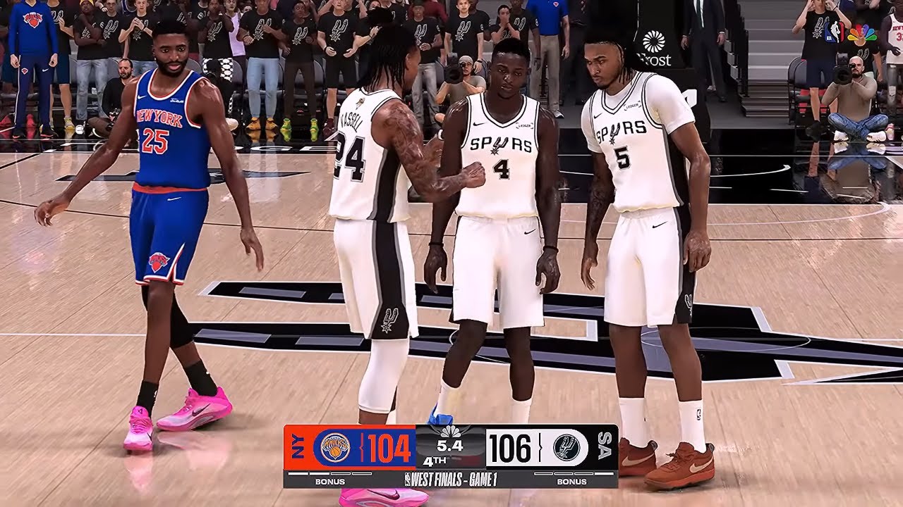 SPURS vs KNICKS FULL GAME 1 HIGHLIGHTS JUNE 2, 2026 NBA HIGHLIGHTS TODAY | NBA 2K26 SIMULATION
