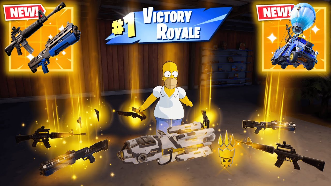 ALL MYTHIC GUNS IN FORTNITE (NEW! Fortnite Chapter 7 Season 1)