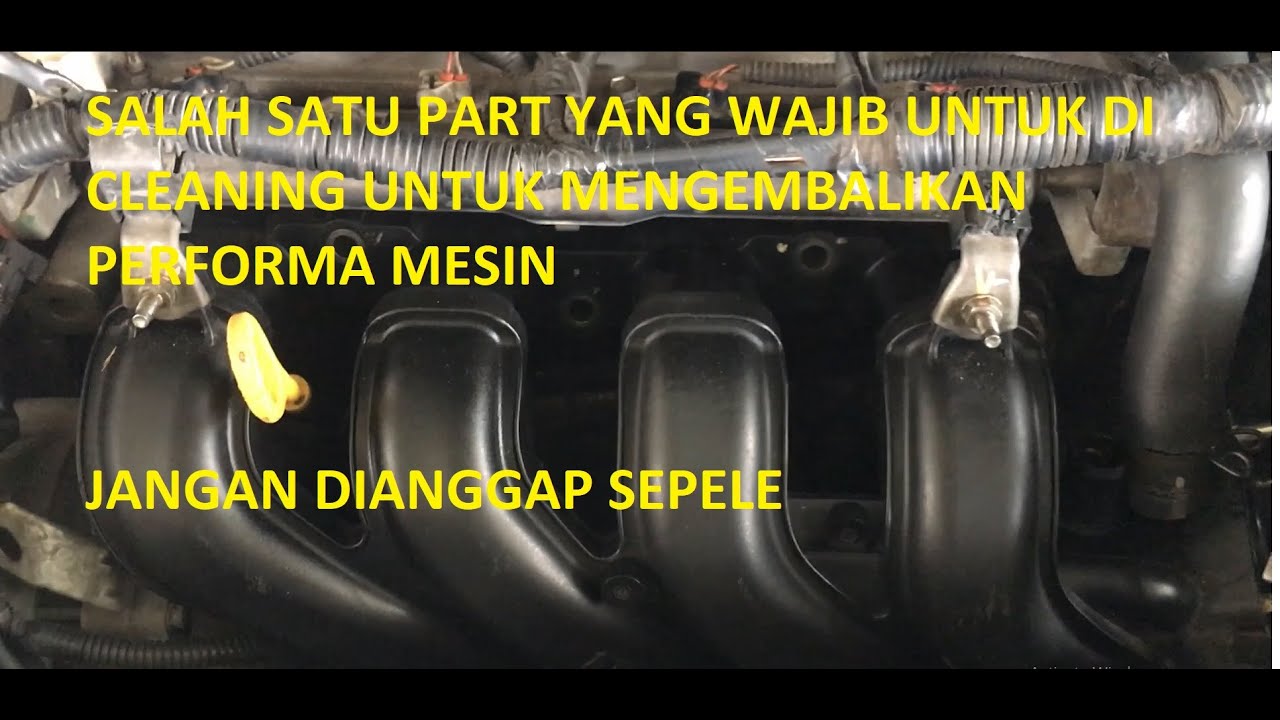 SALAH SATU EQUIPMENT YANG WAJIB DI CLEANING CARA CLEANING INTAKE MANIFOLD part10 dirumahaja